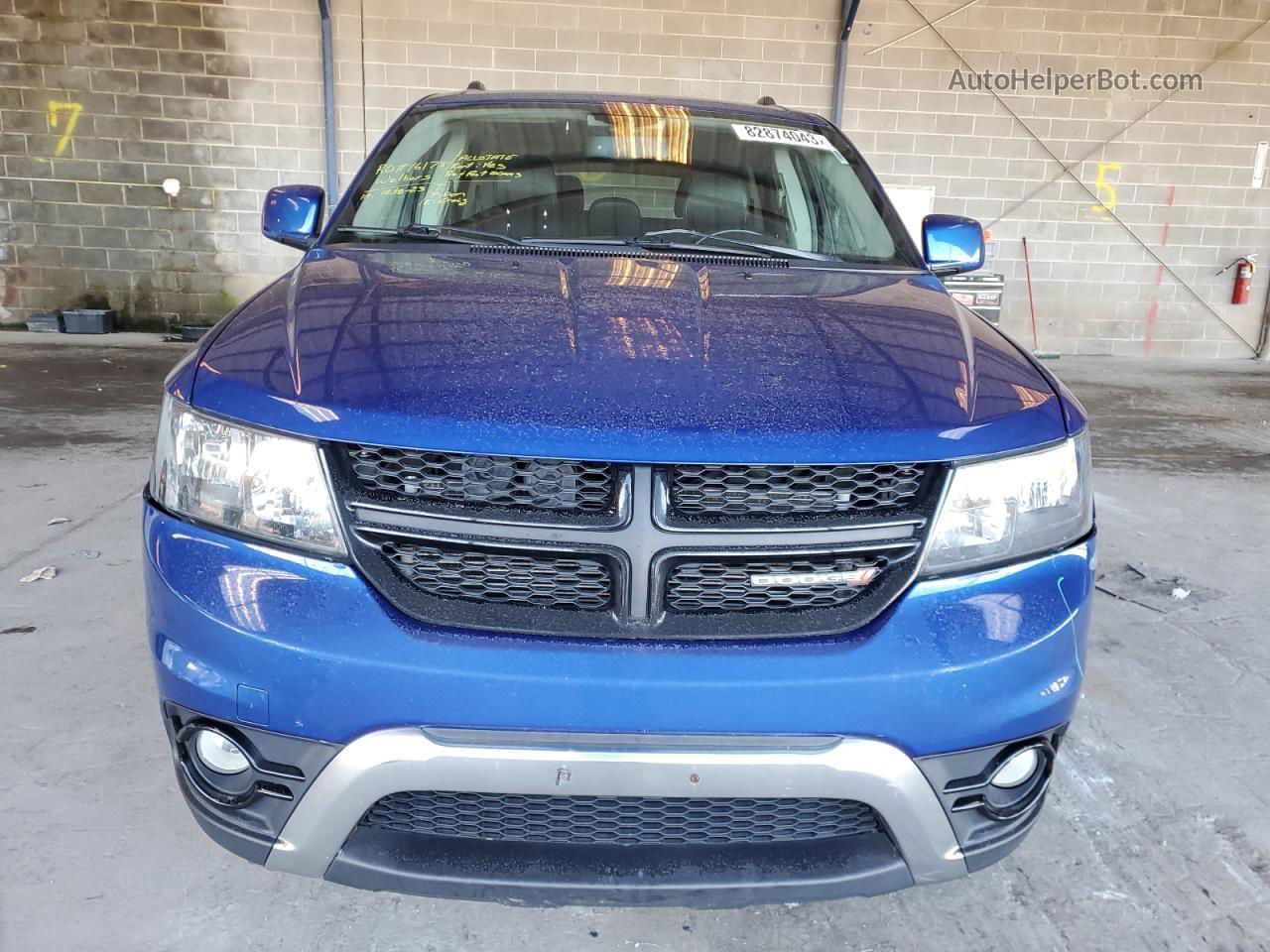 2015 Dodge Journey Crossroad Blue vin: 3C4PDCGB1FT632481