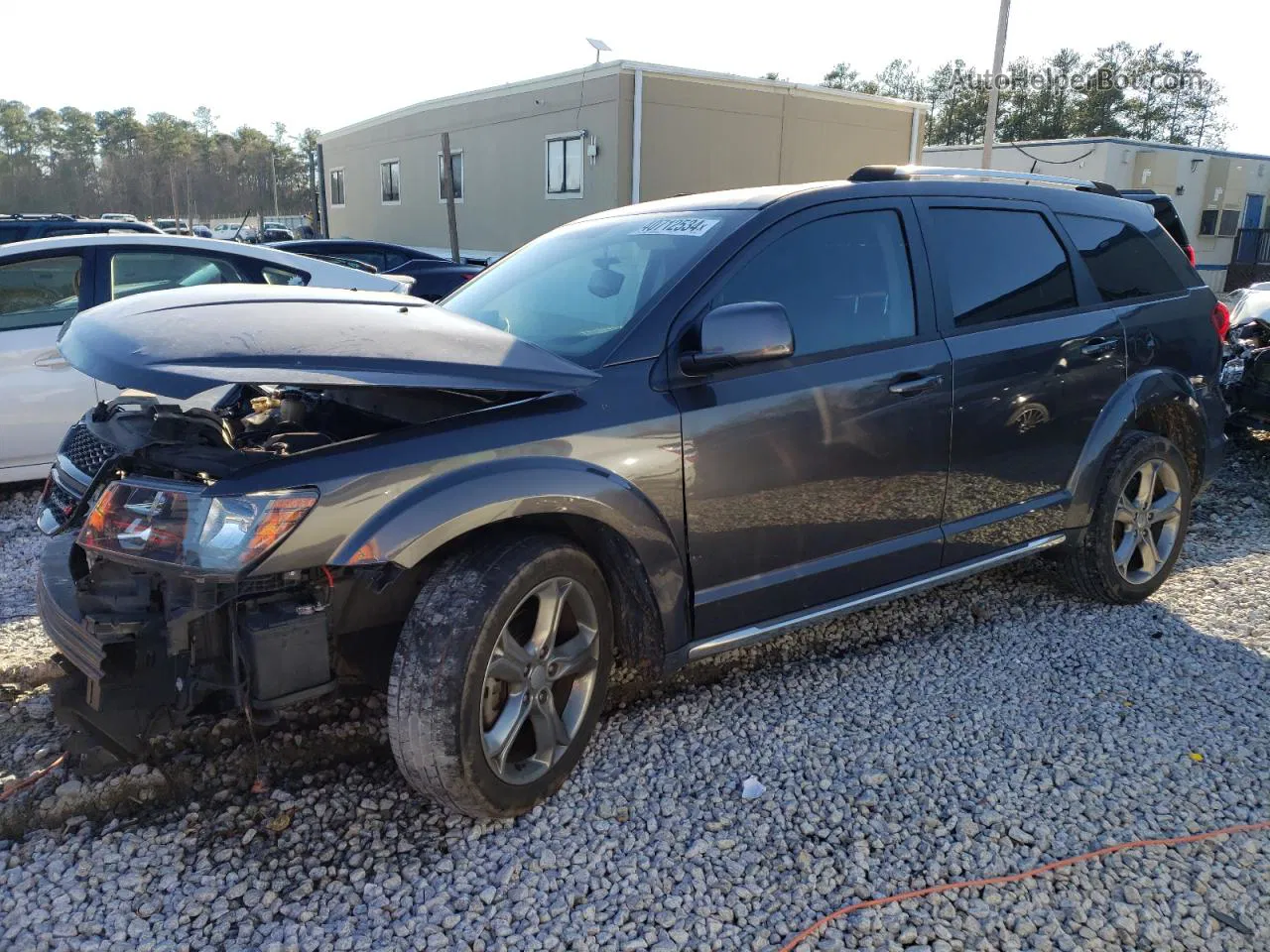 2016 Dodge Journey Crossroad Charcoal vin: 3C4PDCGB1GT148070