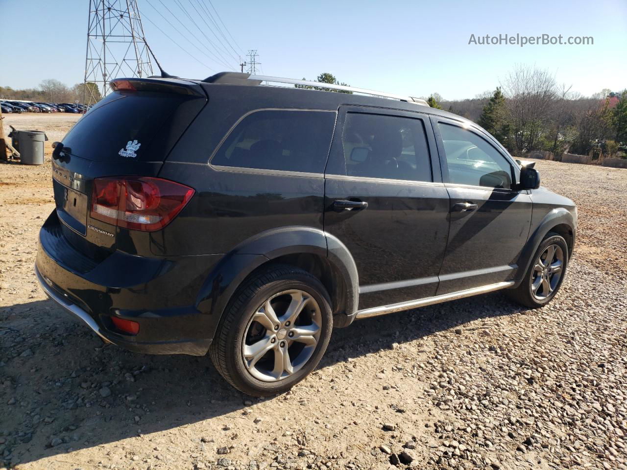 2016 Dodge Journey Crossroad Black vin: 3C4PDCGB2GT187248