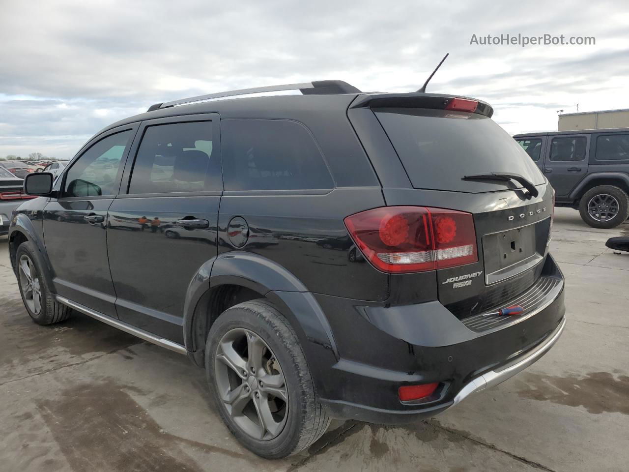 2017 Dodge Journey Crossroad Black vin: 3C4PDCGB2HT702105