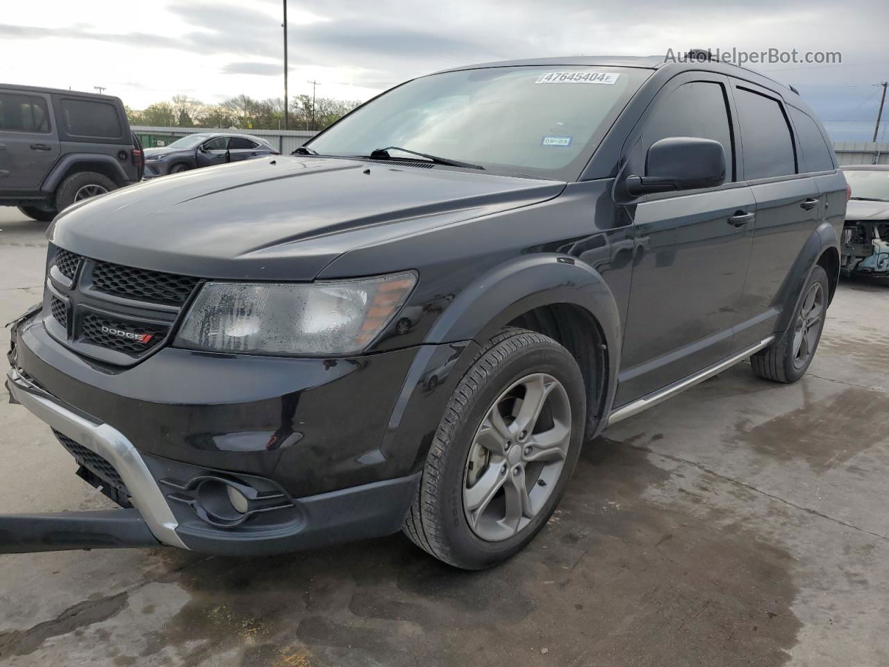 2017 Dodge Journey Crossroad Black vin: 3C4PDCGB2HT702105