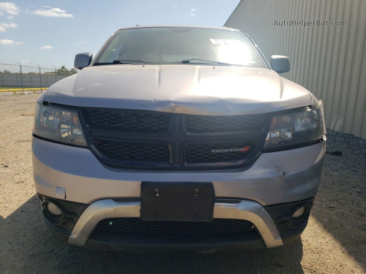 2015 Dodge Journey Crossroad Серебряный vin: 3C4PDCGB3FT682539