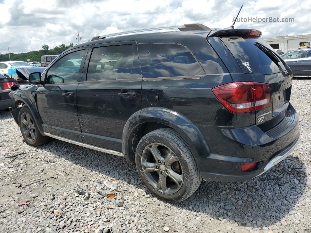 2015 Dodge Journey Crossroad Black vin: 3C4PDCGB3FT688423