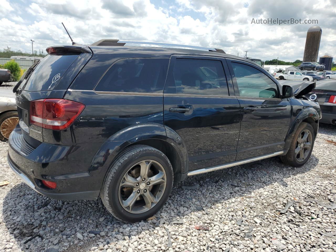 2015 Dodge Journey Crossroad Black vin: 3C4PDCGB3FT688423