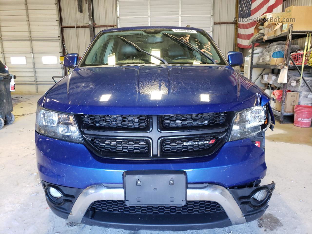 2015 Dodge Journey Crossroad Blue vin: 3C4PDCGB3FT697980