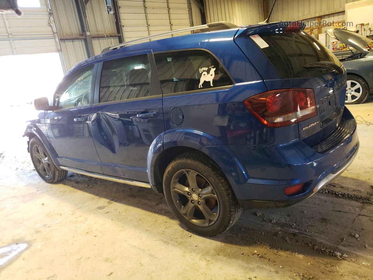 2015 Dodge Journey Crossroad Blue vin: 3C4PDCGB3FT697980