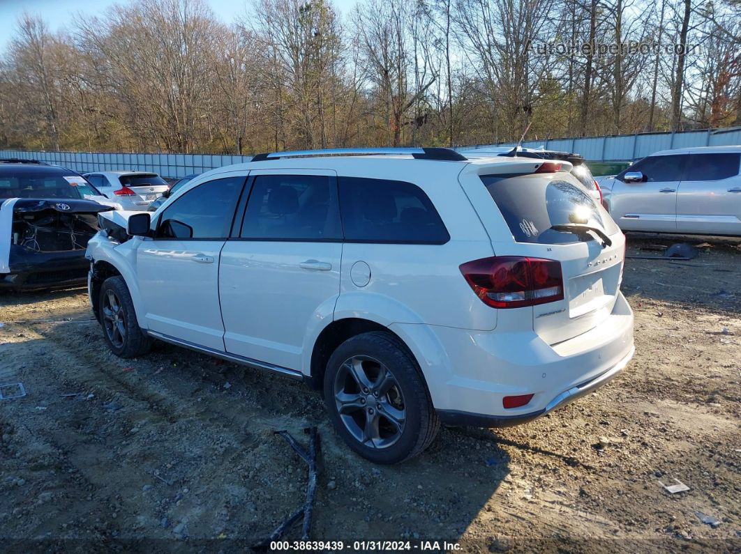 2015 Dodge Journey Crossroad White vin: 3C4PDCGB3FT719413