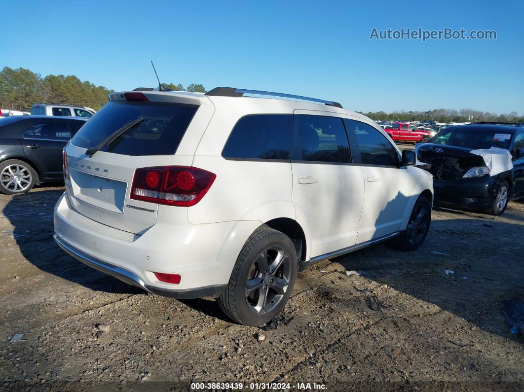 2015 Dodge Journey Crossroad Белый vin: 3C4PDCGB3FT719413