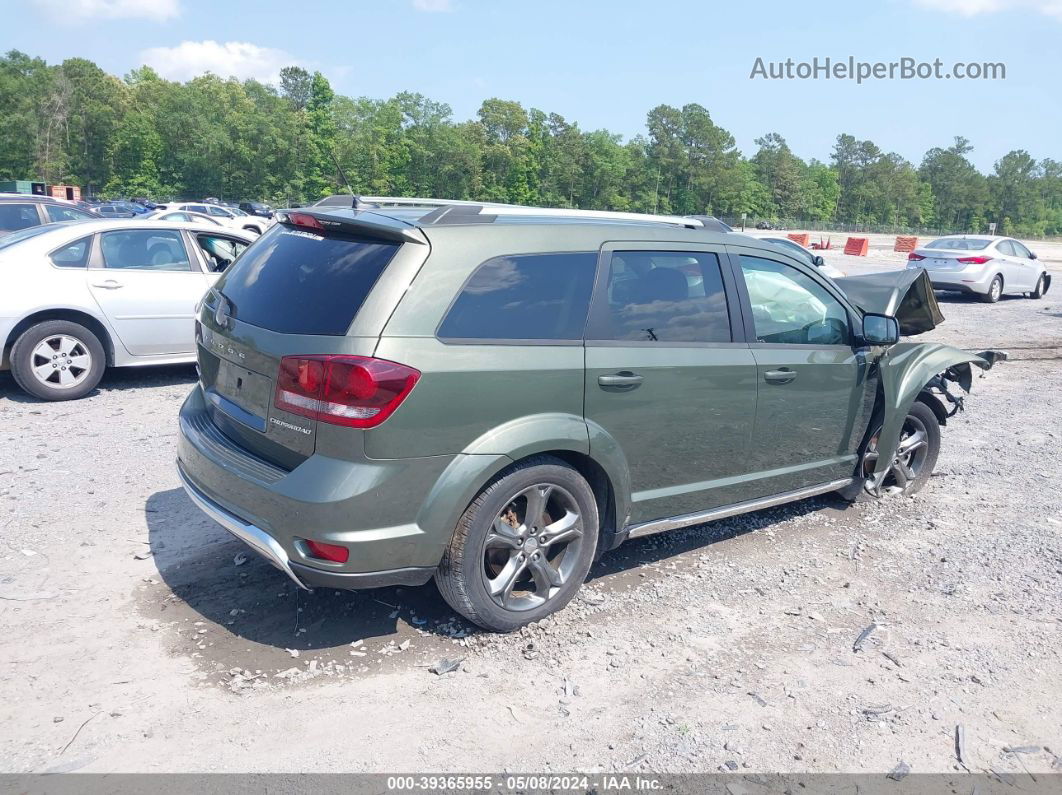 2017 Dodge Journey Crossroad Plus Green vin: 3C4PDCGB3HT534846