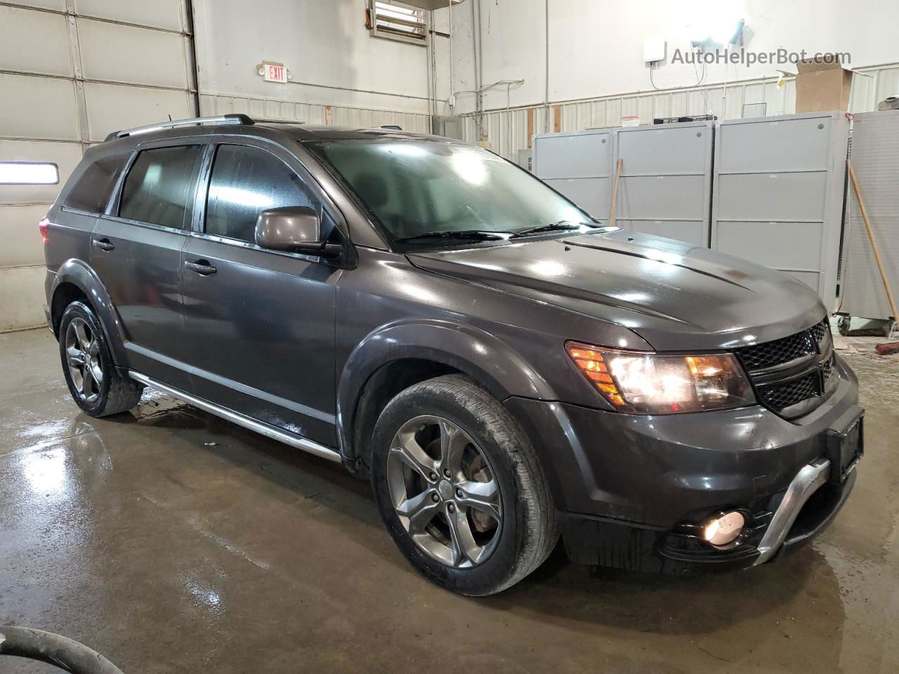 2016 Dodge Journey Crossroad Charcoal vin: 3C4PDCGB4GT118870