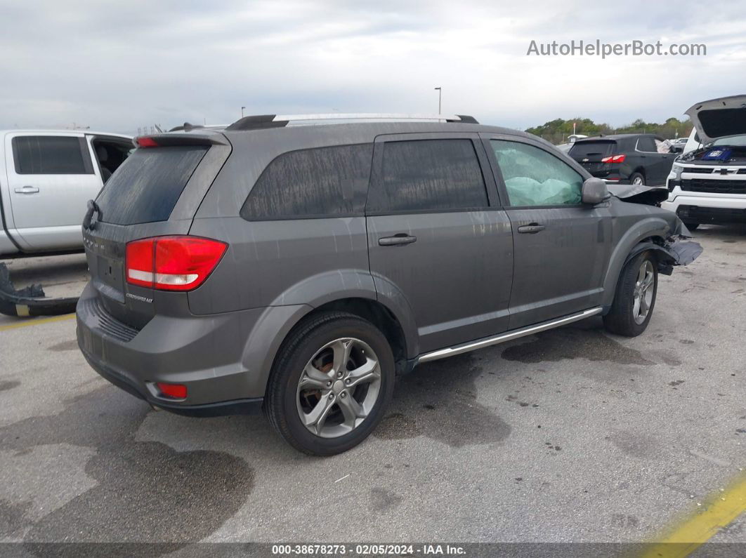 2016 Dodge Journey Crossroad Plus Серый vin: 3C4PDCGB4GT131568