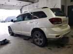 2015 Dodge Journey Crossroad White vin: 3C4PDCGB6FT658834