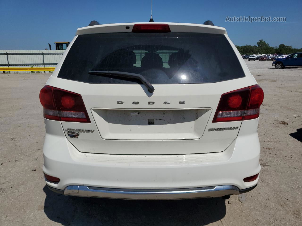 2015 Dodge Journey Crossroad Белый vin: 3C4PDCGB6FT723309