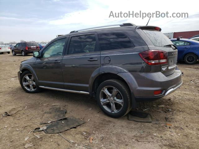 2016 Dodge Journey Crossroad Gray vin: 3C4PDCGB6GT169156