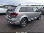 2016 Dodge Journey Crossroad Silver vin: 3C4PDCGB6GT212068