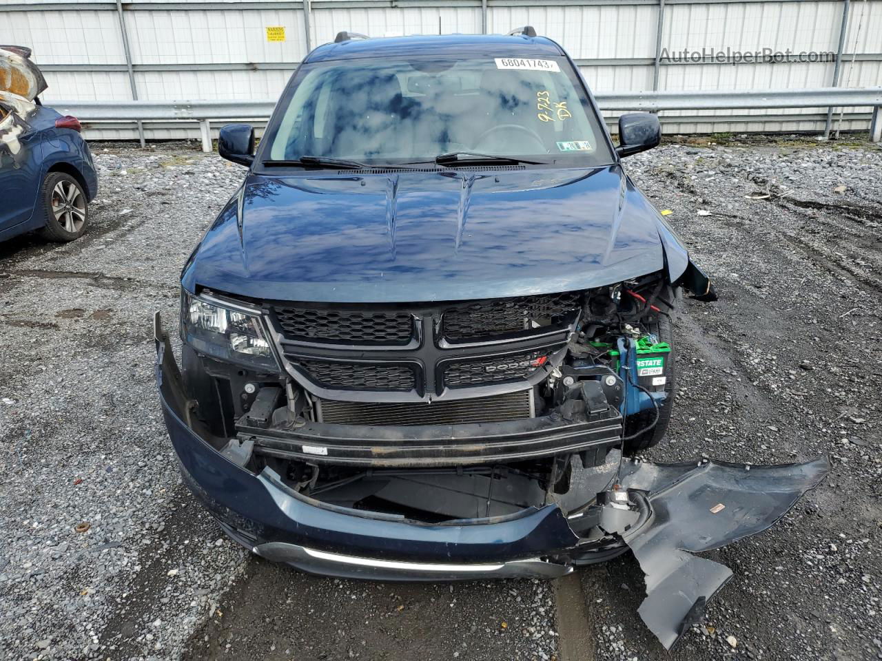 2015 Dodge Journey Crossroad Синий vin: 3C4PDCGB7FT530344