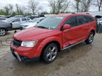 2016 Dodge Journey Crossroad Red vin: 3C4PDCGB7GT123559