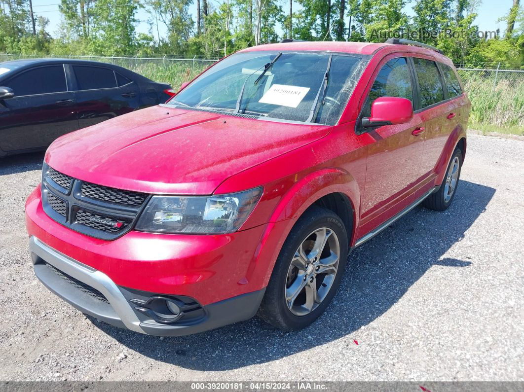 2016 Dodge Journey Crossroad Plus Красный vin: 3C4PDCGB7GT138949