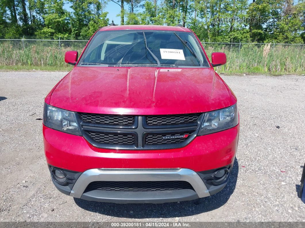 2016 Dodge Journey Crossroad Plus Красный vin: 3C4PDCGB7GT138949