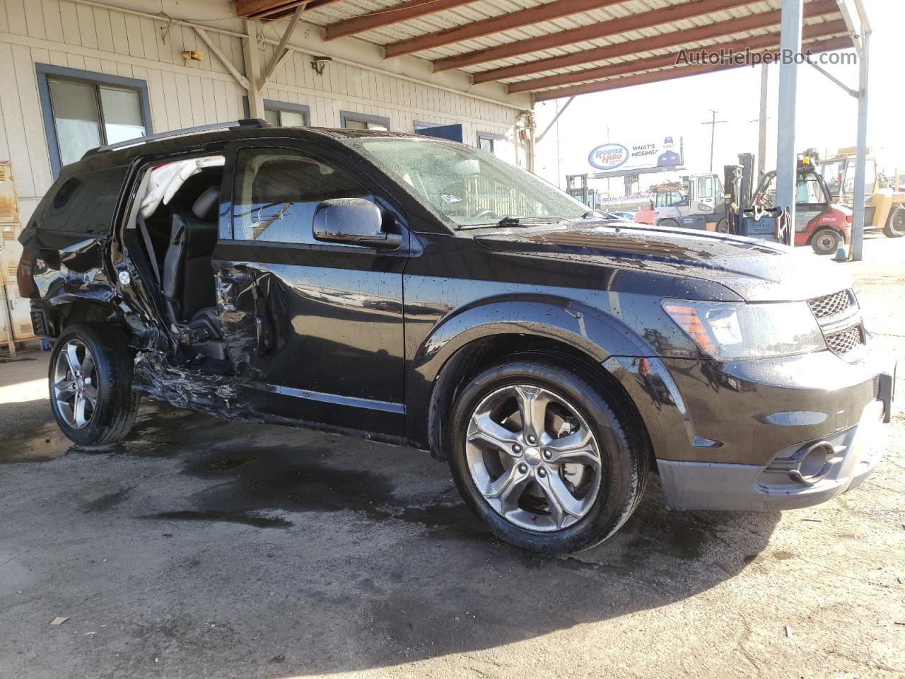 2016 Dodge Journey Crossroad Black vin: 3C4PDCGB7GT199881