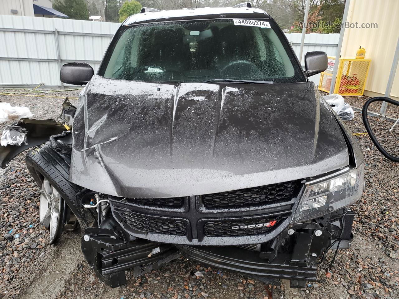 2017 Dodge Journey Crossroad Gray vin: 3C4PDCGB7HT527253