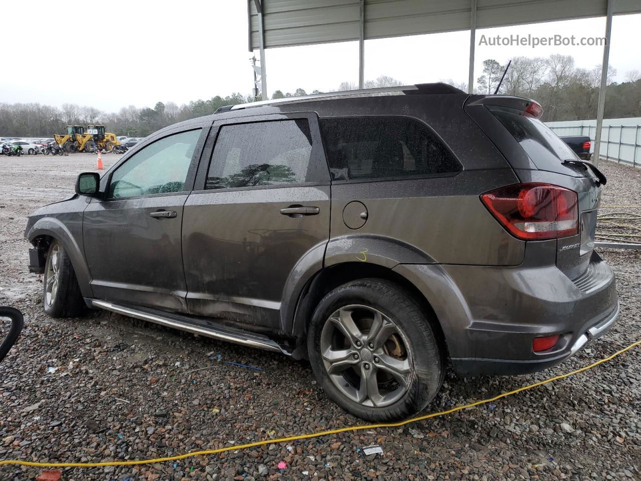 2017 Dodge Journey Crossroad Gray vin: 3C4PDCGB7HT527253