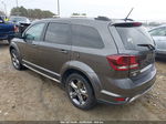 2017 Dodge Journey Crossroad Plus Gray vin: 3C4PDCGB7HT534848