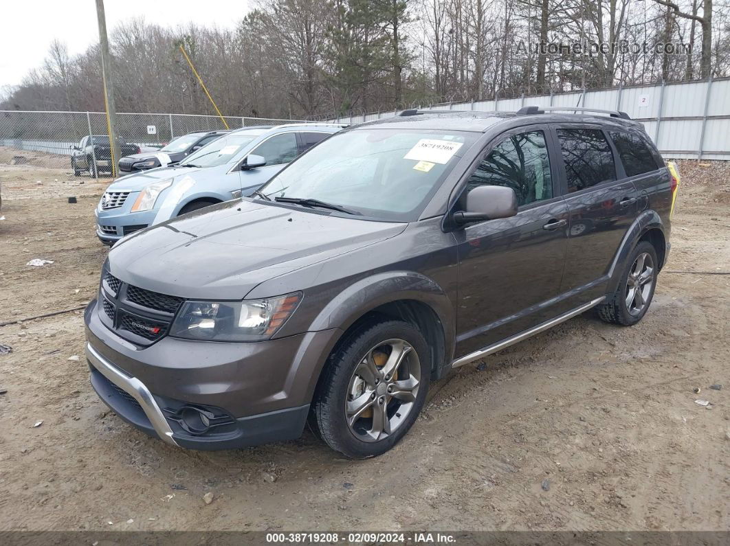 2017 Dodge Journey Crossroad Plus Серый vin: 3C4PDCGB7HT534848