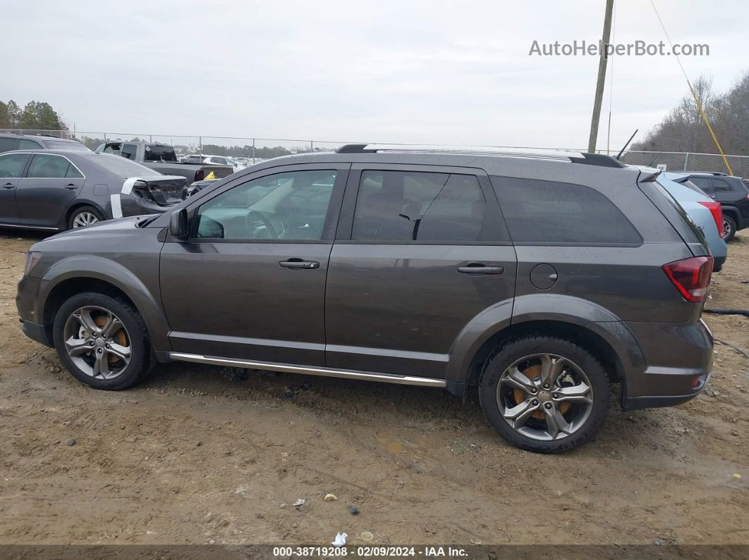 2017 Dodge Journey Crossroad Plus Gray vin: 3C4PDCGB7HT534848