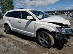 2017 Dodge Journey Crossroad White vin: 3C4PDCGB7HT601223