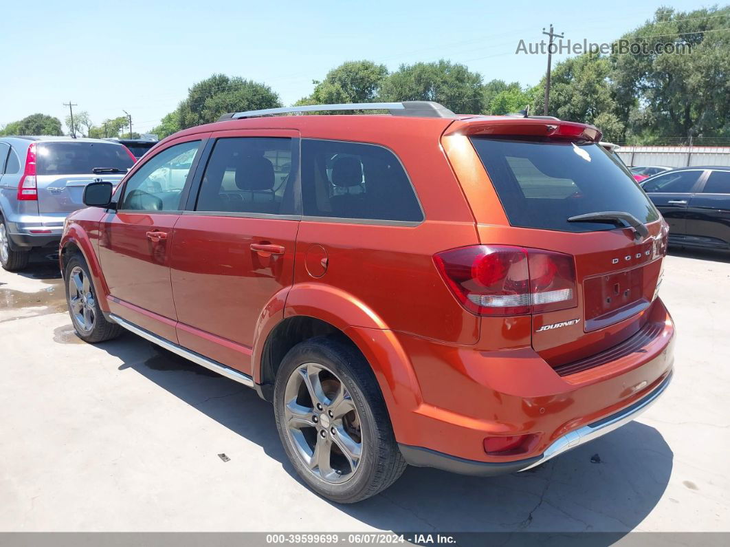 2014 Dodge Journey Crossroad Оранжевый vin: 3C4PDCGB8ET313836