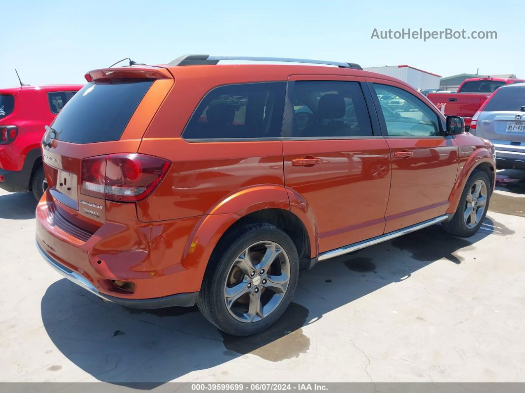 2014 Dodge Journey Crossroad Оранжевый vin: 3C4PDCGB8ET313836