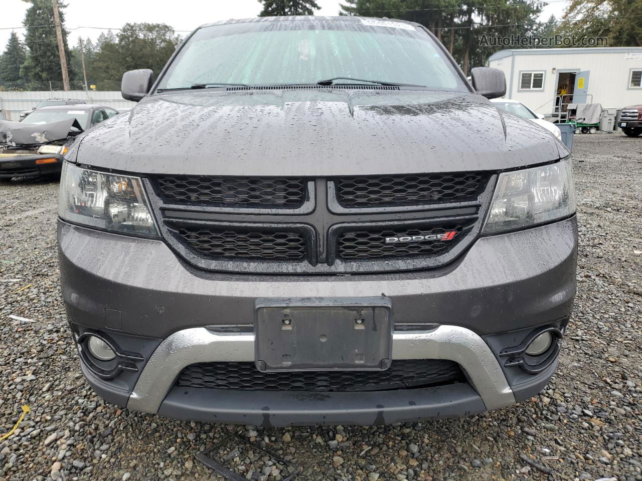 2016 Dodge Journey Crossroad Gray vin: 3C4PDCGB8GT138166