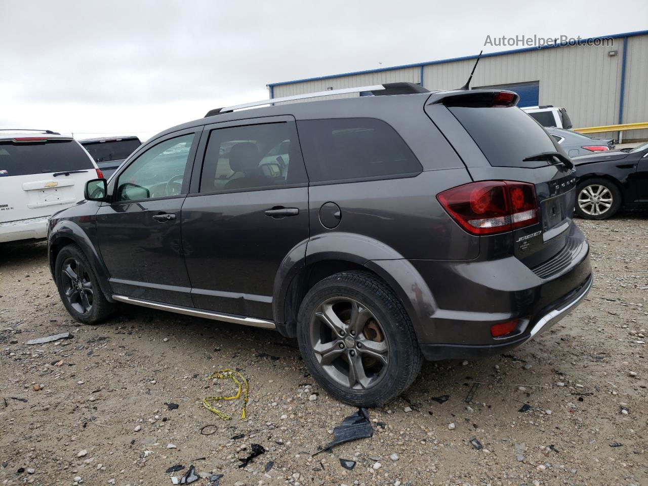 2016 Dodge Journey Crossroad Gray vin: 3C4PDCGB8GT220656