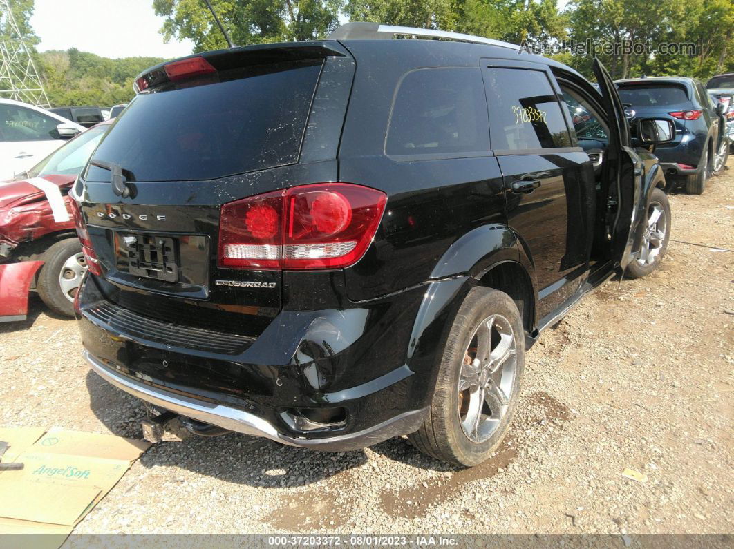 2017 Dodge Journey Crossroad Plus Черный vin: 3C4PDCGB8HT566708