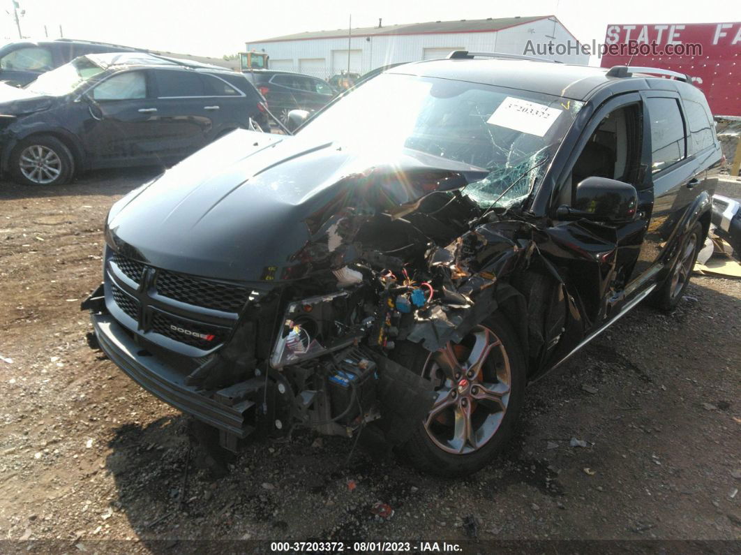 2017 Dodge Journey Crossroad Plus Black vin: 3C4PDCGB8HT566708