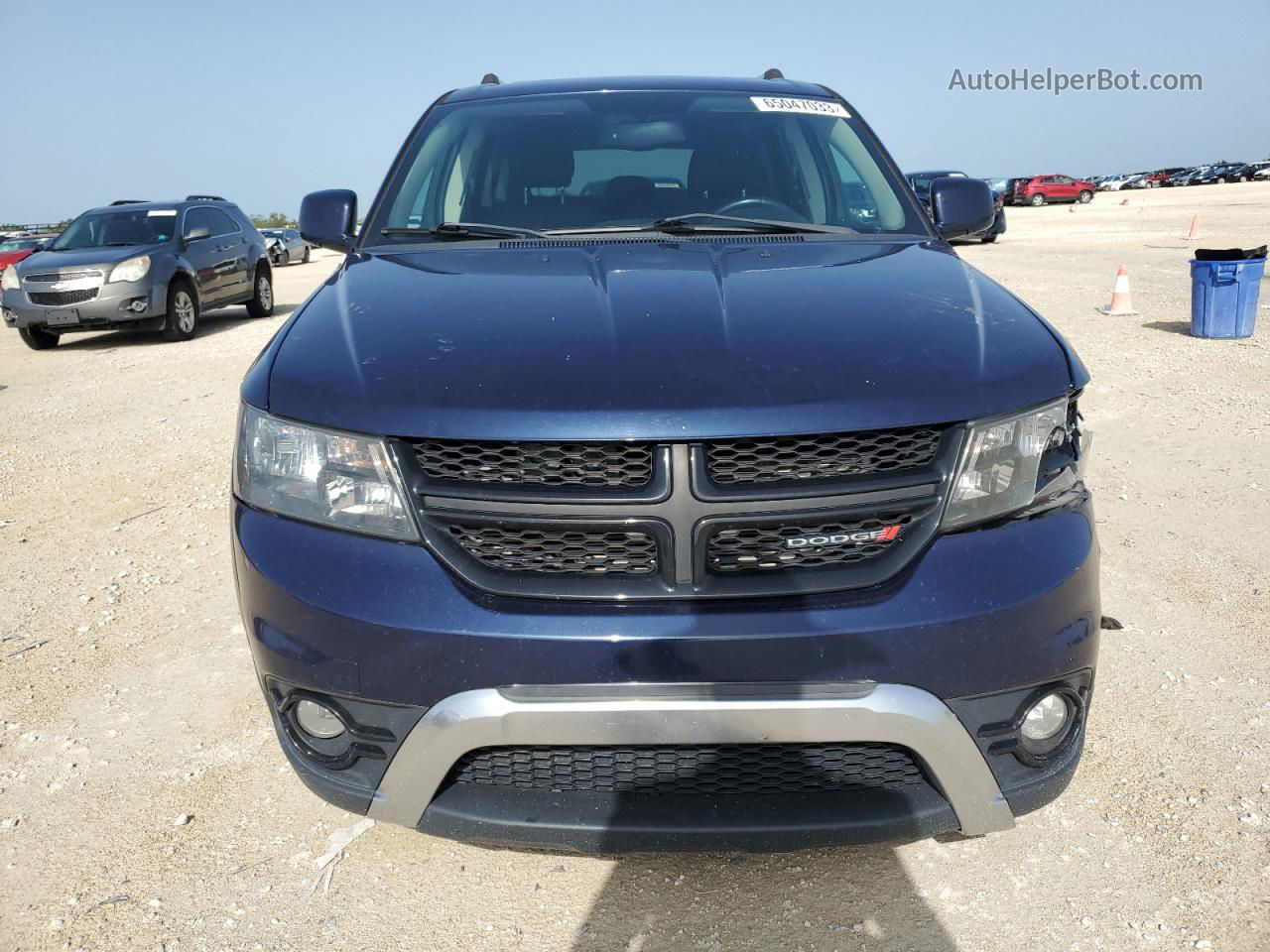 2017 Dodge Journey Crossroad Синий vin: 3C4PDCGB8HT577207