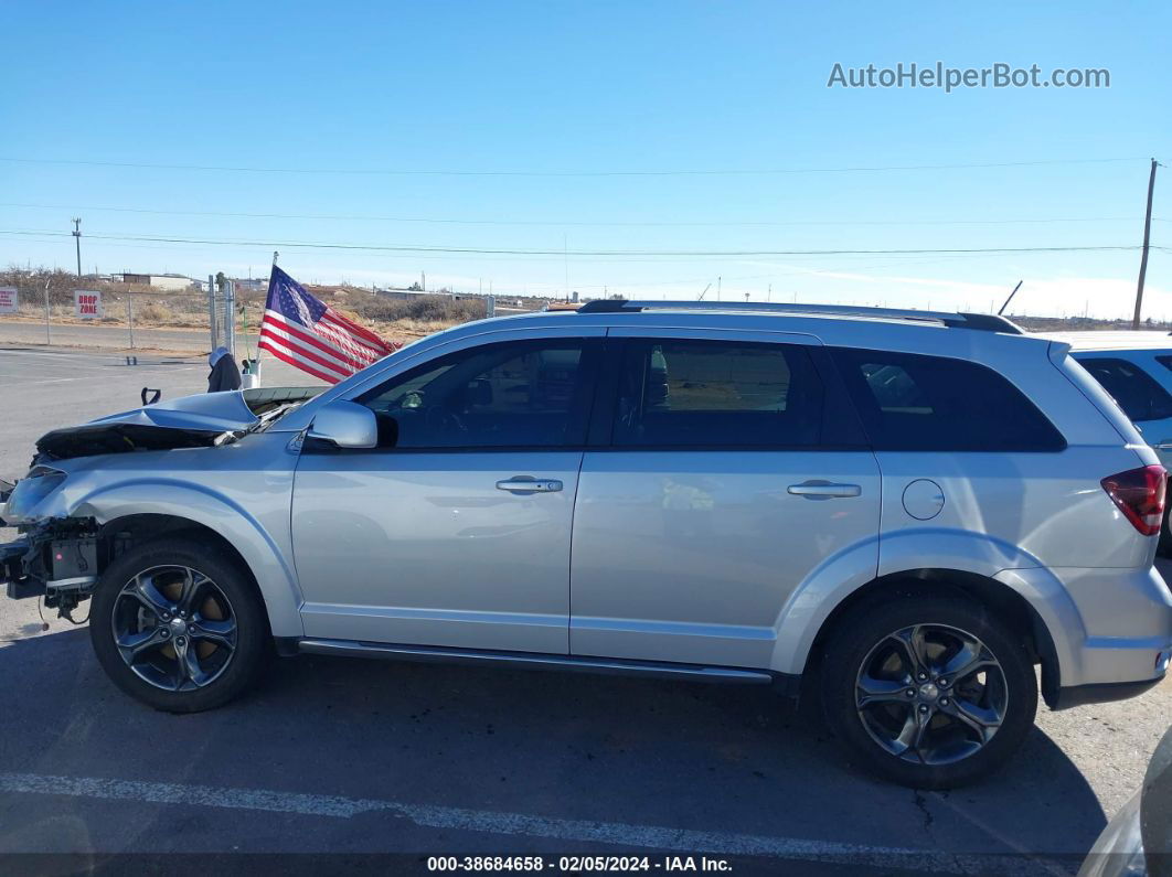 2014 Dodge Journey Crossroad Silver vin: 3C4PDCGB9ET260936