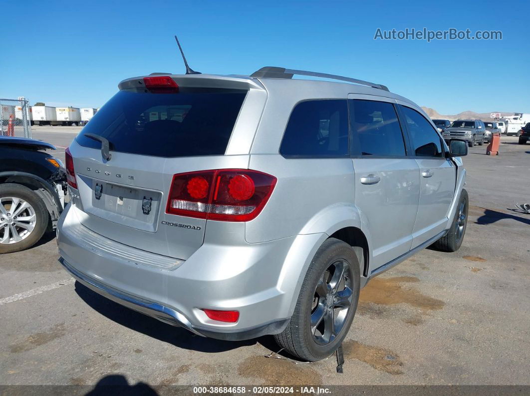 2014 Dodge Journey Crossroad Silver vin: 3C4PDCGB9ET260936