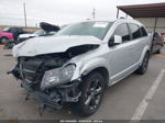 2014 Dodge Journey Crossroad Silver vin: 3C4PDCGB9ET260936