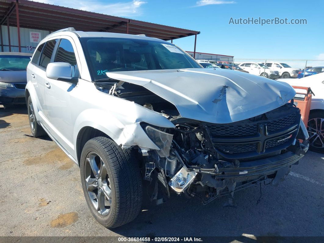 2014 Dodge Journey Crossroad Silver vin: 3C4PDCGB9ET260936