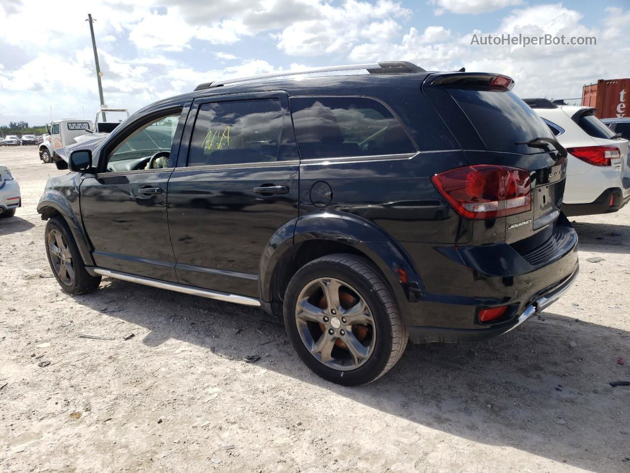 2015 Dodge Journey Crossroad Черный vin: 3C4PDCGB9FT639419