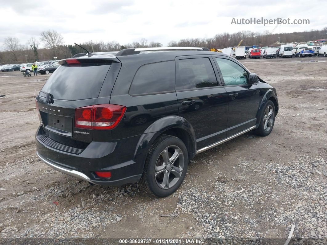 2015 Dodge Journey Crossroad Черный vin: 3C4PDCGB9FT697952