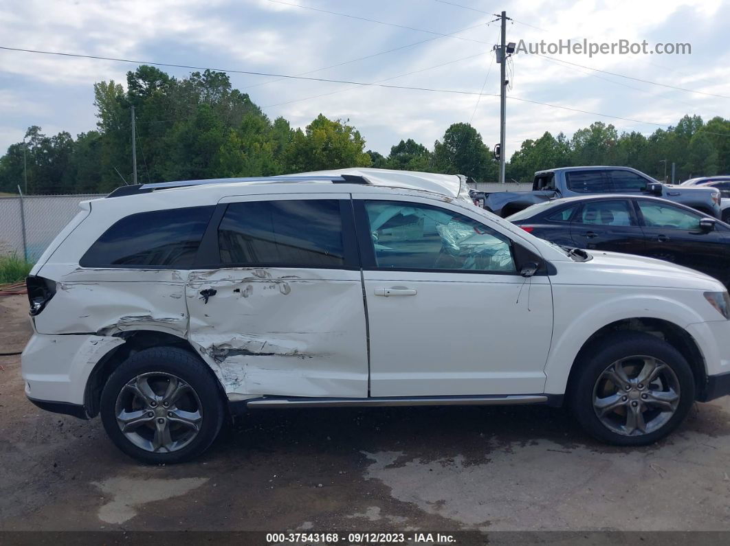 2016 Dodge Journey Crossroad Plus White vin: 3C4PDCGBXGT143787