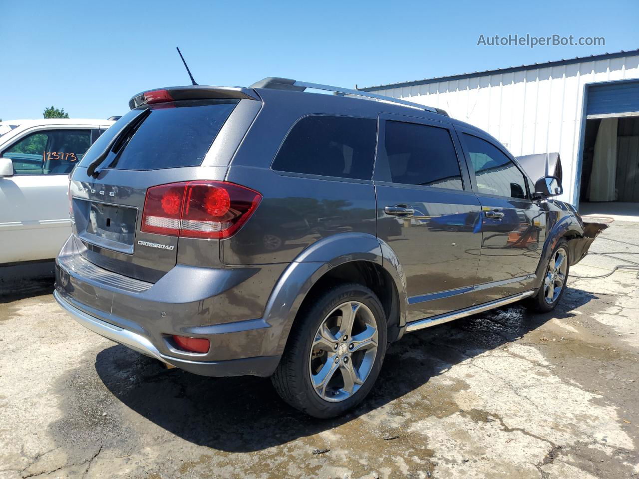 2016 Dodge Journey Crossroad Серый vin: 3C4PDCGBXGT208072