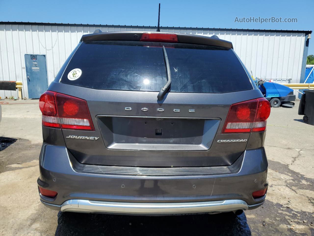 2016 Dodge Journey Crossroad Gray vin: 3C4PDCGBXGT208072