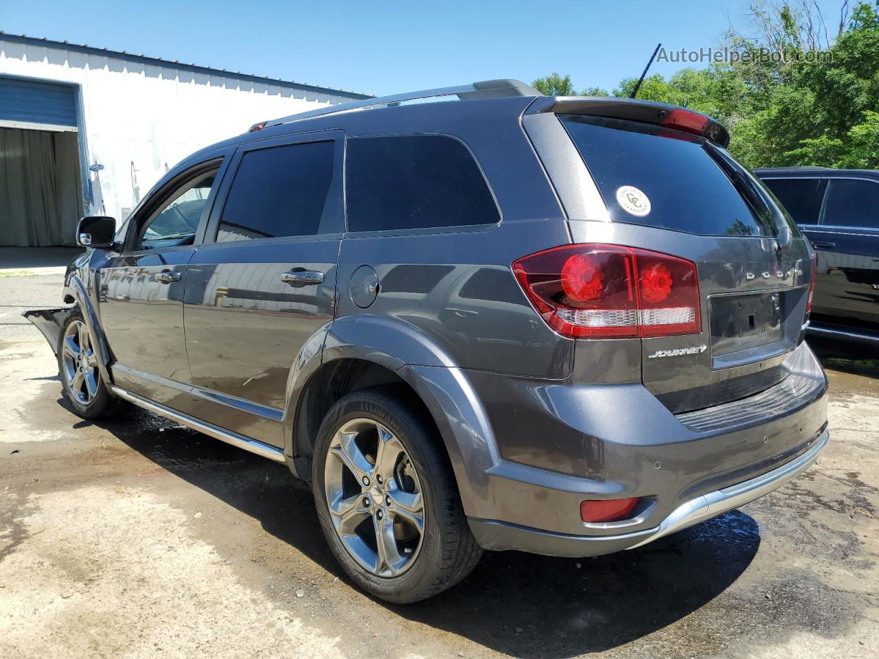 2016 Dodge Journey Crossroad Gray vin: 3C4PDCGBXGT208072