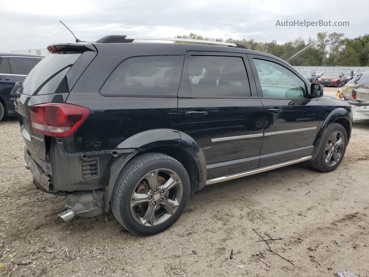 2014 Dodge Journey Crossroad Black vin: 3C4PDCGG0ET261503