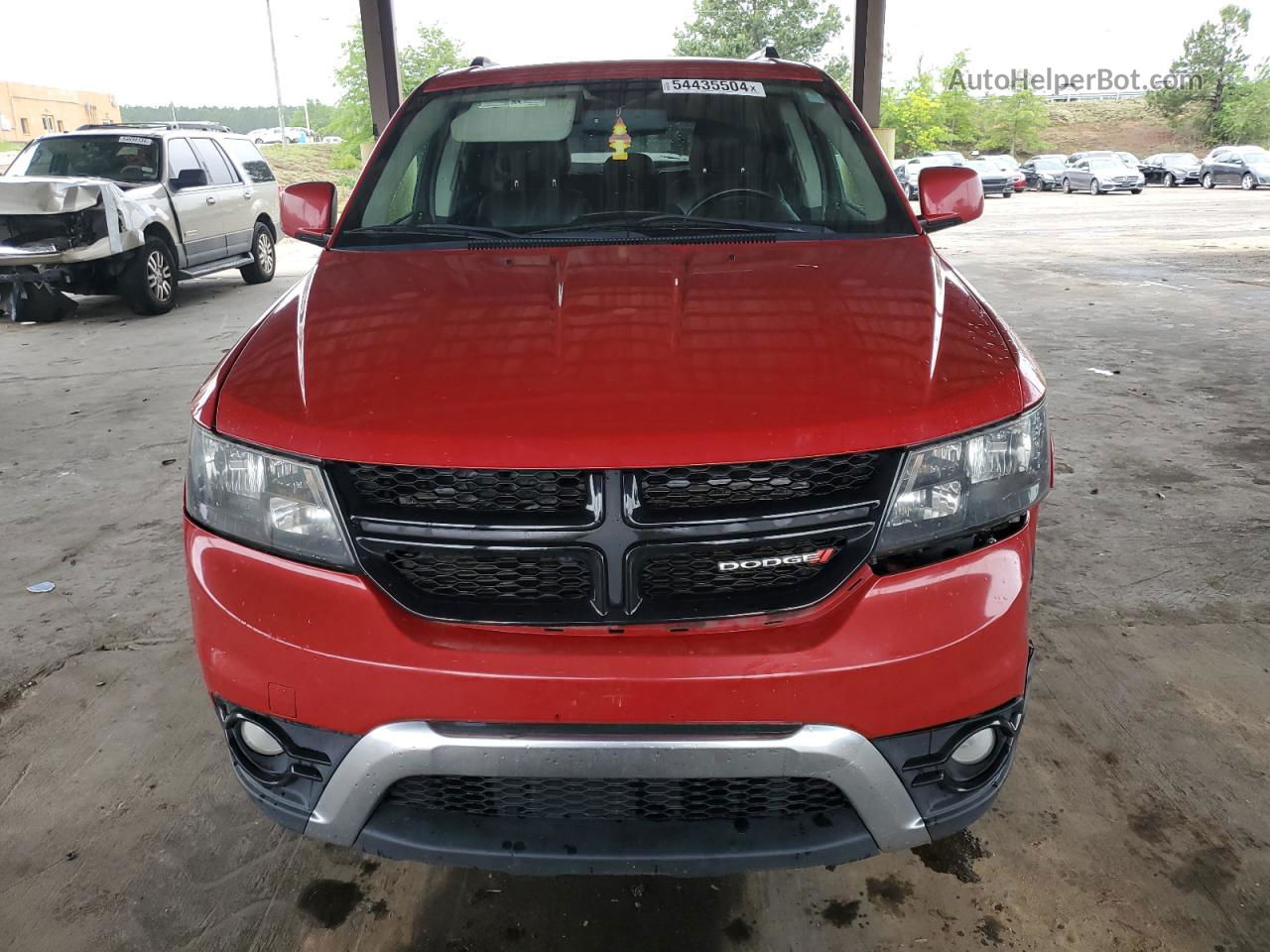 2015 Dodge Journey Crossroad Red vin: 3C4PDCGG0FT535235