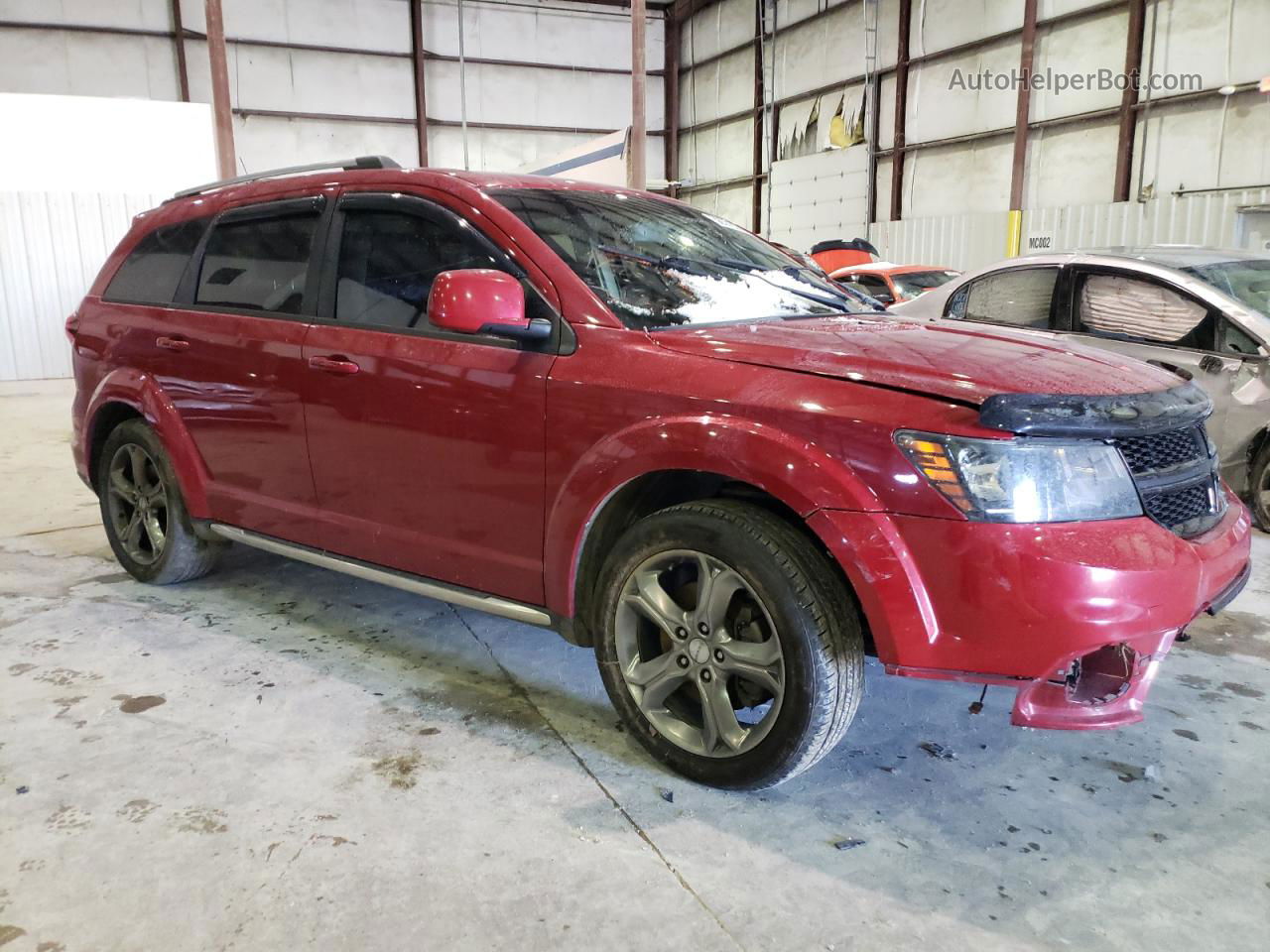 2016 Dodge Journey Crossroad Red vin: 3C4PDCGG0GT148573